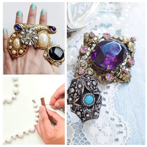 repurposing old jewelry.